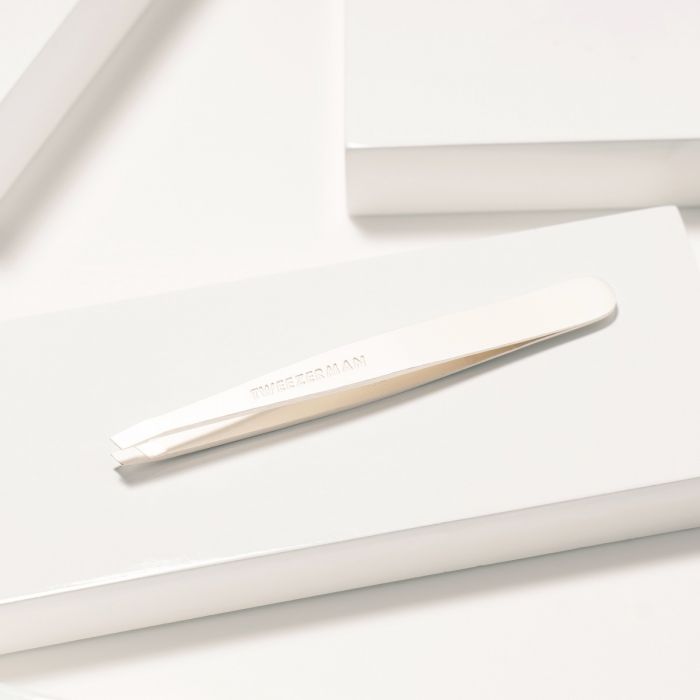 Platinum Silver Slant Tweezer 3