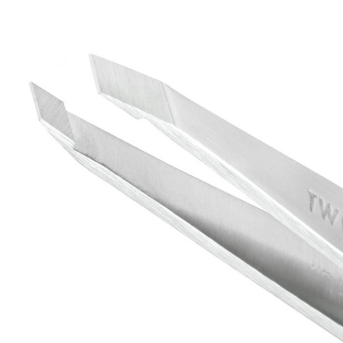 Platinum Silver Slant Tweezer 2