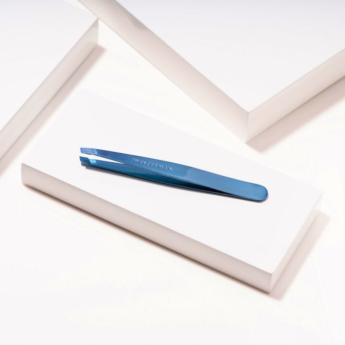 Bell Bottom Blue Slant Tweezer 3