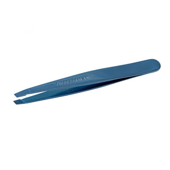 Bell Bottom Blue Slant Tweezer