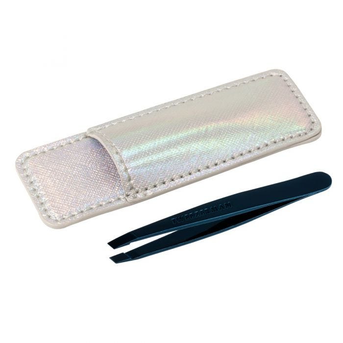 Midnight Cheers Mini Slant Tweezer with Case