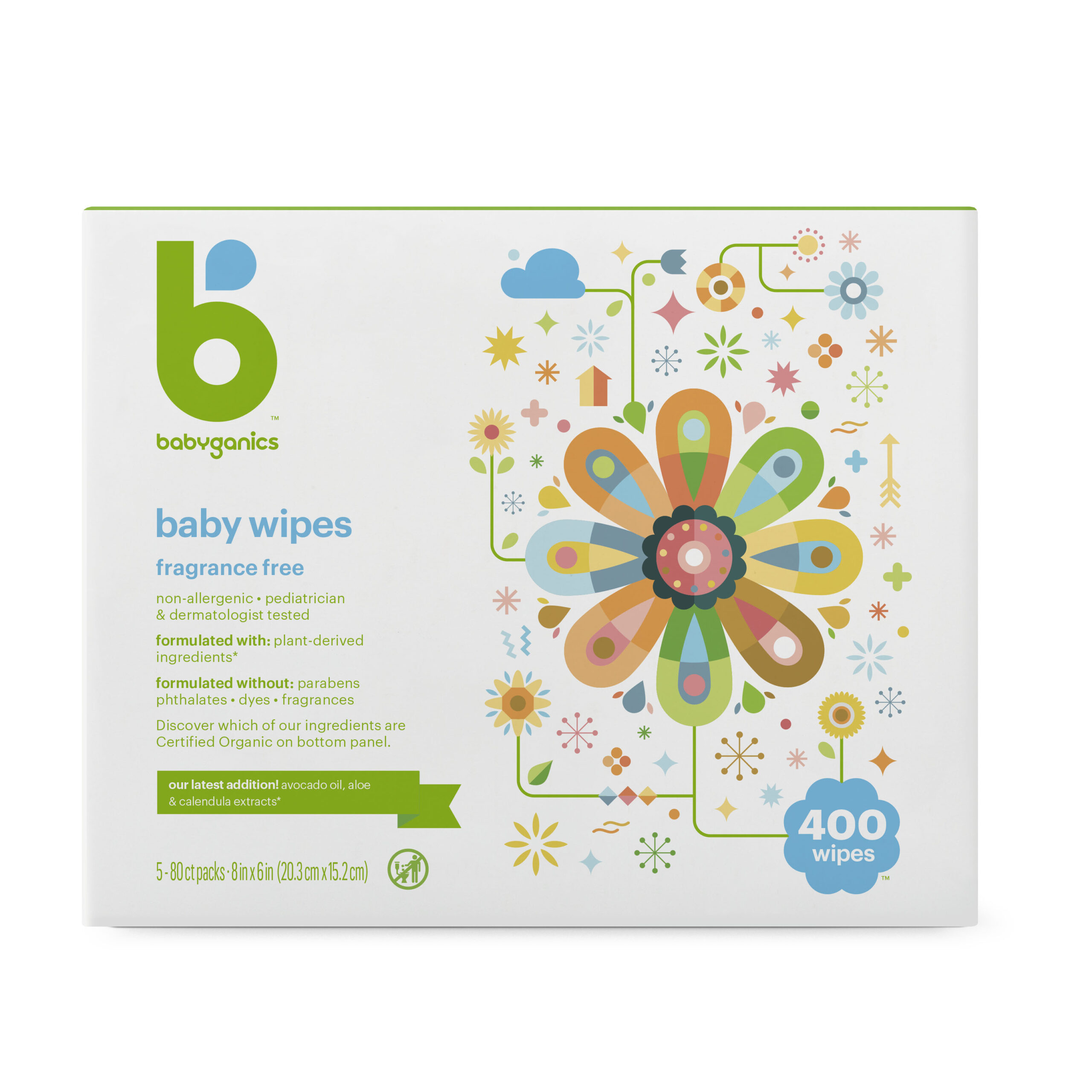 baby wipes, fragrance free 3