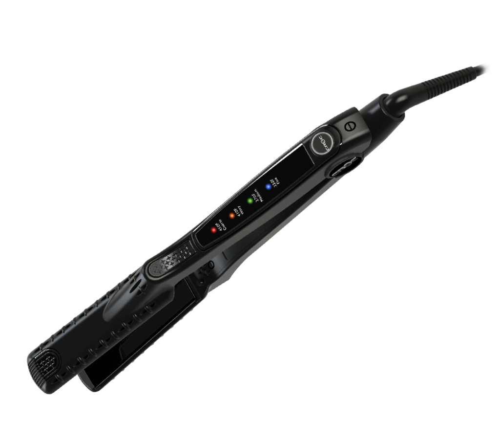 LED BLACK TITANIUM 1” FLAT IRON 1