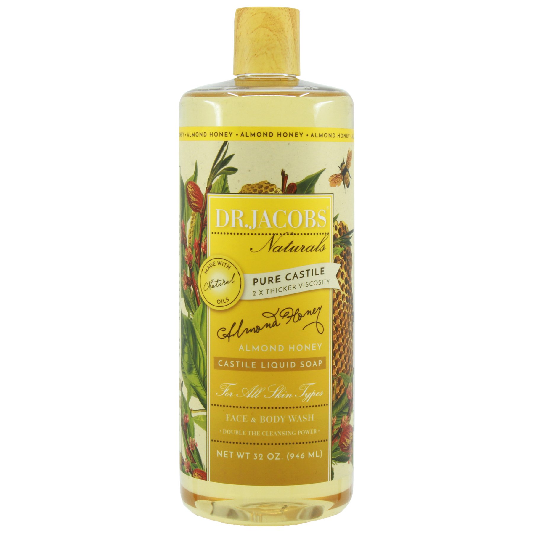 Pure Castile Liquid Soap – Almond Honey 6