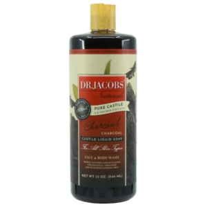 Pure Castile Liquid Soap - Charcoal