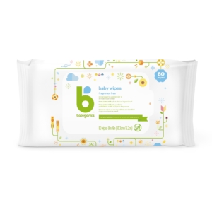 baby wipes, fragrance free