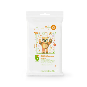 alcohol-free hand sanitizing wipes, mandarin