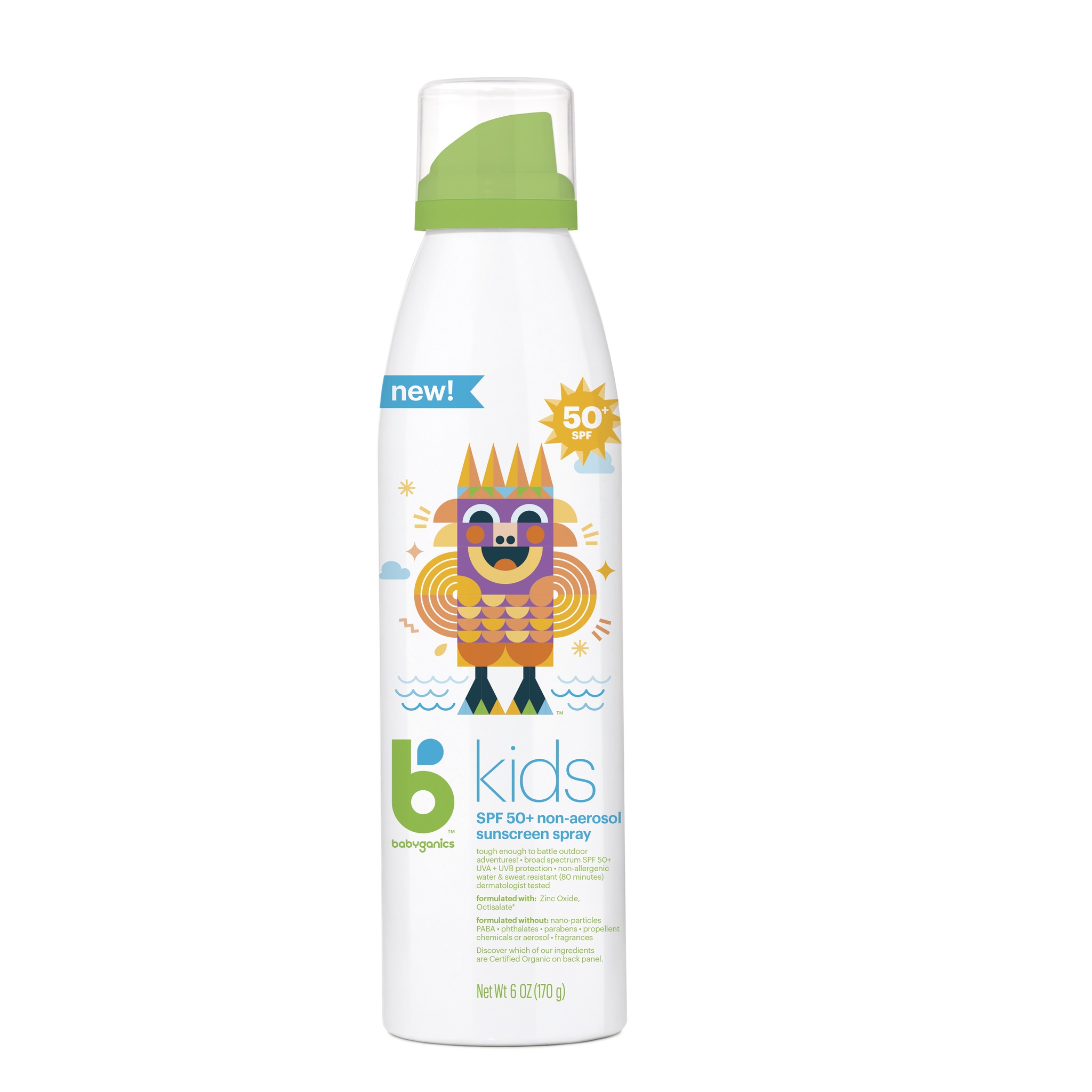 b kids spf 50+ non-aerosol sunscreen spray 2