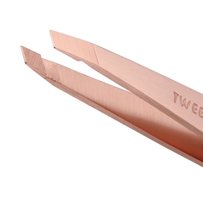 Rose Gold Slant Tweezer 2