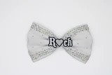 WHITE SATIN HAND SEWN SIGNATURE R?CK BOW