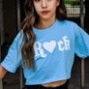 BLUE ROCK CROP TEE