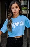 BLUE ROCK CROP TEE 2