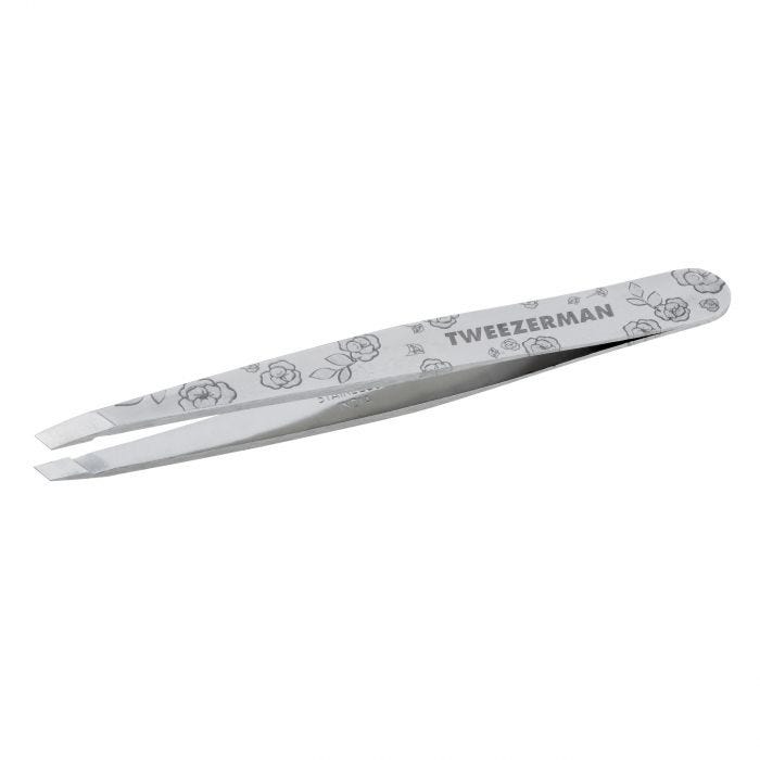 Rose Etched Slant Tweezer 1