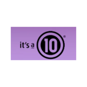 A purple banner with the words it's a 1 0.